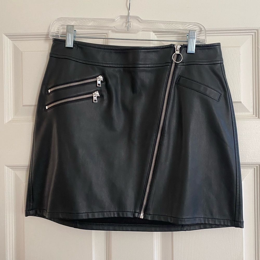 Leather Mini Skirt